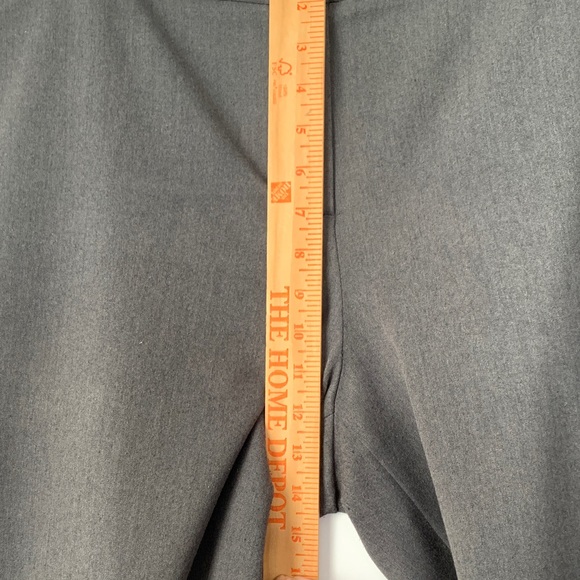 Investments Women Gray Wide-Leg Crop Trousers Size 14 - Picture 4 of 10